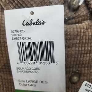 Cabela's - Men's long sleeve shirt - L Brown